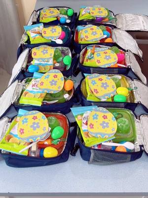 A post by @doughertydozen on TikTok caption: What did you have for lunch today? #DoughertyDozen #PackingLunches #LunchIdeas #Easter #LunchInspo #Yum 
