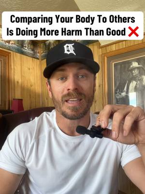 A post by @lostandlifting on TikTok caption: #greenscreenvideo Comparing your body to others is doing you more harm than good.  #workoutmotivation #fitnessmotivation #fitnesstips 