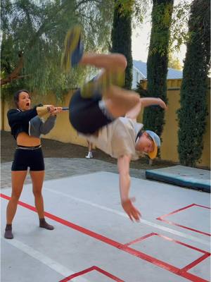 A post by @drewdirksen on TikTok caption: Who can jump the highest challenge! 