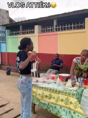 A post by @im_mariska on TikTok caption: façon c'est bon c'est bizarreee #attieke #gabon🇬🇦 #cotedivoire🇨🇮