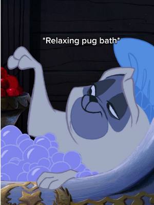 A post by @disneyanimation on TikTok caption: Self-care? Not if Meeko has anything to do with it 🫧 #Pocahontas is streaming on #DisneyPlus 