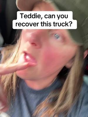 A post by @teddie215 on TikTok caption: #trucker#truckerlife Don’t ever ask me to recover a truck!!!