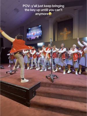 A post by @mark_e_04 on TikTok caption: We “passed by” MULTIPLE keys in this song 🤣🔥 Gotta love “Pass Me Not”! This song went crazy at the ABLAZE EXPERIENCE CONCERT !! #ablazeyouthchoir #christiantiktok #cogic #churchtiktok #ablaze #fyp 