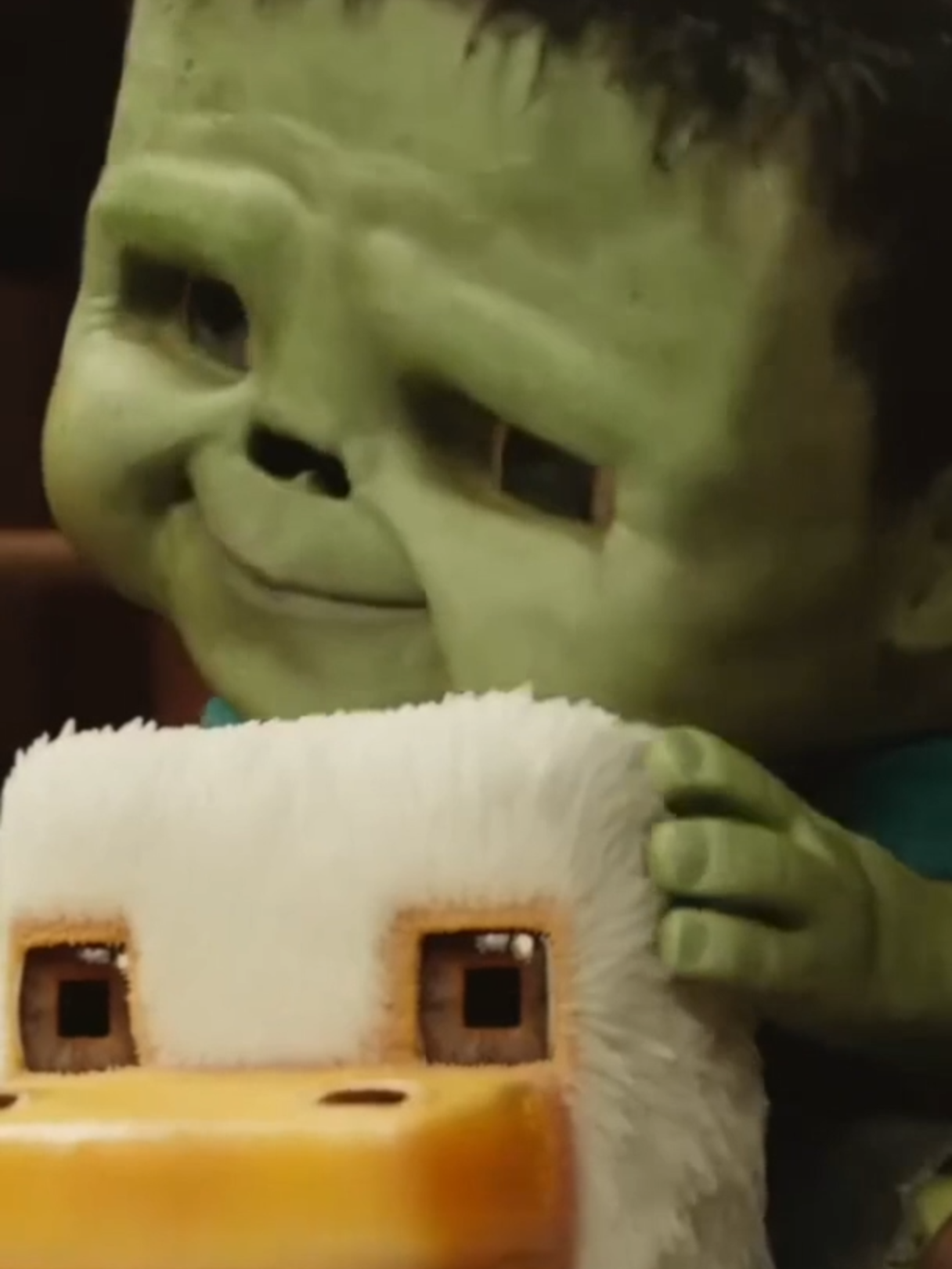 A post by @brianhullsvoice on TikTok caption: Voice Actor Says Chicken Jockey As Different Characters #impressions #Minecraft #chickenjockey #minecraftmovie #jackblack #jackblackminecraft