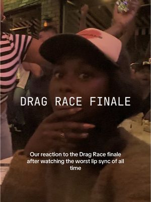 A post by @justinescameraroll on TikTok caption: We love her. We really do. But that might’ve been the worst winning lip sync of all time. #dragrace #rupaulsdragrace 