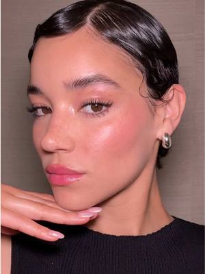 A post by @hauslabs on TikTok caption: @Tashi’s makeup routine for an instant vacation glow ✨ Shop the lineup on #TikTokShop #grwm