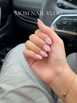 A post by @sheenaabrooks on TikTok caption: mamas day out! nail vlog 💅🏽 #momsoftiktok #momcreator #firsttimemom #pumpandpour #creatorsearchinsights 