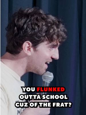 A post by @austinnasso on TikTok caption: Proof you don’t need a degree  #comedy #standup #standupcomedy #crowdwork #tech #techie|