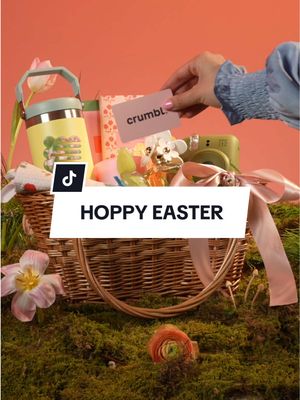 A post by @crumbl on TikTok caption: The perfect addition to any Easter basket! 🧺🐣 Crumbl Gift Cards for everyone! Who's hopping over to Crumbl to grab some goodies for tomorrow? #Crumbl
