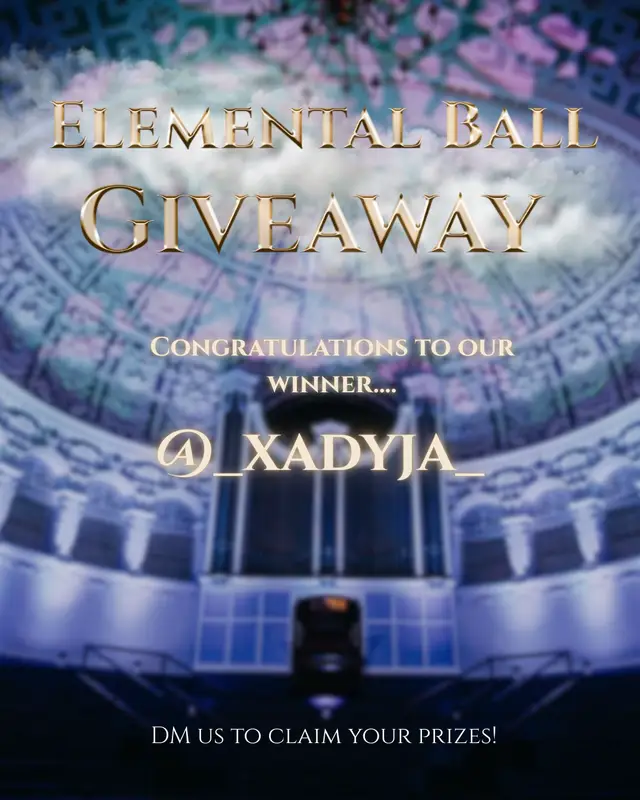 A post by @mysticfateuk on TikTok caption: The moment you’ve all been waiting for is HERE! Our Elemental Ball Giveaway has officially ended — and after a whirlwind of entries, tags, and so much elemental magic, we have our winner! 🕯🌊🌪🌿 ✨ CONGRATULATIONS to @xadyja ✨  You’ve won:  👑 2 Tickets to the Elemental Ball in Oxford 🏨 Accommodation for the evening of the ball 📚 4 Signed Fantasy Books from @House of YA: – A Beautiful Evil by @Bea Fitzgerald 🌩  – The Cursed Melodies by @Connie Glynn  - Heir of Storms by @Lauryn Hamilton Murray  – Our Infinite Fates by Laura Steven 👗 A gift card for a STUNNING GOWN by @fancifuldoll (worth £200!) Please DM us by 12pm tomorrow (20th April) to claim your prize.  Thank you to everyone who entered and brought the elemental realms to life—we LOVED seeing your court choices and your fantasy spirit! 💫 💔 Didn’t win this time? Don't worry—TICKETS for the Elemental Ball go on sale TOMORROW at 7PM (UK time)!  ✨ #fantasyball #fantasyevent #fantasyart #ballgown #bookstagram #authorsofinstagram #fairycore #houseofya