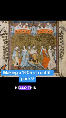 A post by @magpie6493 on TikTok caption: Filmed this a while ago but has taken a bit to motivate myself to post. My body has been a bit mean to me this past week so hopefully I should be finally getting to doing some more work on this project today.  Hope everyone enjoys and this brings a bit of light and distraction with all the awful things going on in the world at the moment.  #wip  #medieval  #medievaltiktok #history #history #historicalreenactment #greenscreen 