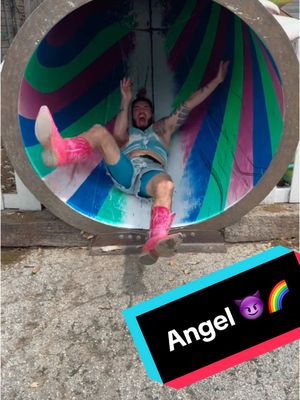A post by @itsfreakinneyney on TikTok caption: I got a freakin Boo Boo from Sliding Down the Slide ‼️😈🌈💕💕😭😭 🛝 😂😂 #fyp APRIL 26th 2-5pm central ‼️ POP OUT ‼️🔥🔥🔥 #viral 