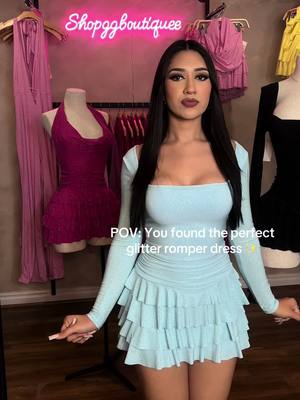 A post by @shopggboutiquee on TikTok caption: A MUST HAVE HAVE 😍😍 #baddieboutique #sexyoutfits #romperdress #concertoutfits #baddieoutfits 