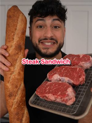 A post by @thegoldenbalance on TikTok caption: Steak Sandwich 😫