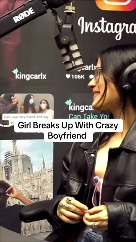 A post by @kingcarlx on TikTok caption: Girl Breaks Up With Crazy Boyfriend Full Video In Bio #breakups #gonewrong #stalker #scared #tiktokpartner 