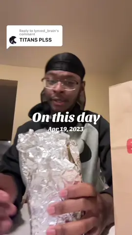A post by @adbul_cisse on TikTok caption: On this day I decided to sing Beast boy's burrito song when enjoying my chipotle dinner in an attempt to get a creator card LOL. 🌯 #teentitans #teentitansgo 