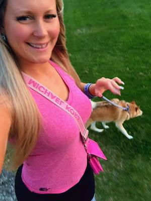 A post by @prettyjewelzbp on TikTok caption: #outdoorsygirls #walkswithmygirl🐾🩷✨
