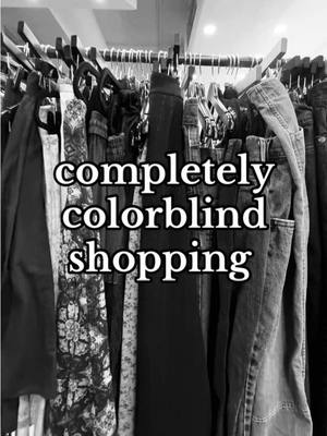 A post by @natashac44 on TikTok caption: natashacaudill on IG for more! I really want to know what color the earrings are!! 🥹 #Achromatopsia #Colorblind #Blind #Blindness #Shopping #Haul #TryOn #Thrifting #Accessibility #Fashion #Beauty #ForYou #FYP 