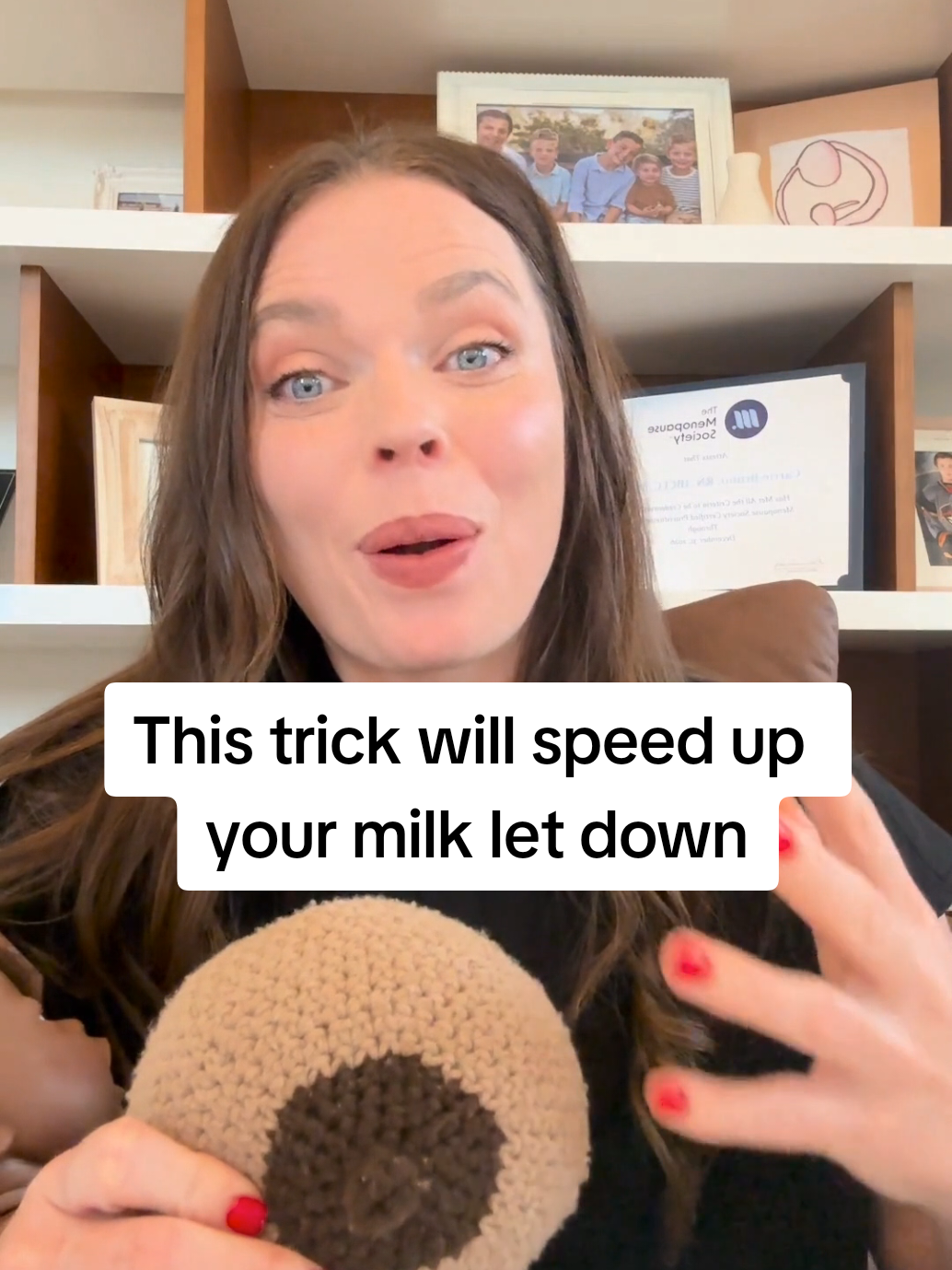 A post by @the.mama.coach on TikTok caption: Here’s how⬇️ Often a delayed let down can be correlated with a lower supply. If we can bolster supply, we can speed up the let down. Here’s how: ➡️warm compress to your breasts for a few minutes before feeding ➡️lots of breast expression when babe latches ➡️power pump a few times a week! If you are having feeding challenges, addressing them will improve your let down. We can help❤️❤️ Questions? Ask away! #breastfeeding  #breastfeedingtips  #bottlefed  #newborn  #postpartum 