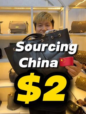 A post by @chinaclothingwholesale on TikTok caption: How to purchase high quality low price bags in China? #chinawholesaleclothing #chinawholesale #chinamanufacturer #chinasupplier 