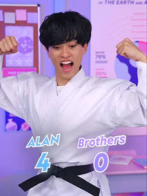 A post by @alanchikinchow on TikTok caption: i defeated her brothers to date her! 👊