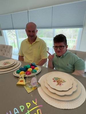 A post by @k3vingabor on TikTok caption: Easter Egg Smash Competition #easter #tiktok #father #son #duo #explore #k3vingabor #foryou #fyp 