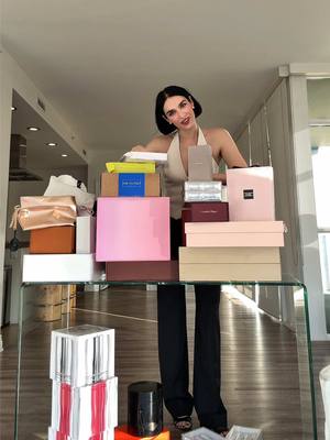 A post by @minazibayi on TikTok caption: Here’s another unboxing video, since you loved the last ones so much!🤍🤍🤍