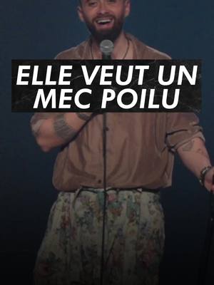 A post by @ninoarial on TikTok caption: Elle aime les mecs poilus 🎟️ En spectacle à Paris et dans toute la France 🎟️  Les meufs est-ce que vous aimez les mecs poilus ?  #standup #humour #humoriste #impro #standupcomedy #spectacle #comedy #couple #ninoarial #mariage 