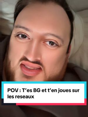 A post by @moguizoff on TikTok caption: POV : T’es BG et t’en joues sur les reseaux 