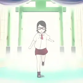 A post by @uzumakihina.ta on TikTok caption: she's literally sasuke #borutonarutonextgenerations #sasusaku #sakuraharuno #sasukeuchiha #saradauchiha 