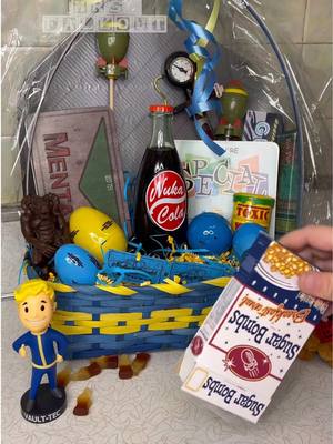 A post by @mrs.fallout on TikTok caption: FALLOUT Easter basket! #fallout #mrsfallout #fallouttok 
