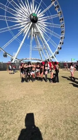 A post by @saraya on TikTok caption: The coven went to Coachella ❤️‍🔥