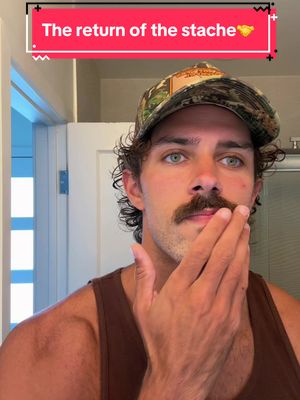 A post by @stevenkellly on TikTok caption: Riley made me do it. Easter clean up #fyp #shave #mustache 