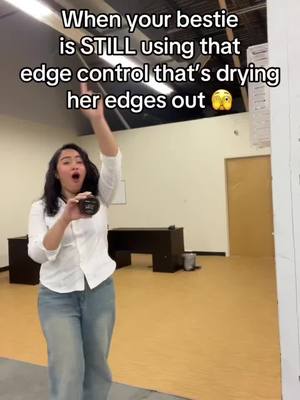 A post by @baskandlatherco on TikTok caption: Let’s do better bestie! Our edge control is natural,  non-toxic and ALCOHOL FREEE 😌‼️ #tiktokshopfinds #fyp #baskandlatherco #strongholdedgecontrol #4chair #hairgrowthedgecontrol 