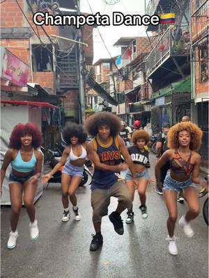 A post by @noelgoescrazy on TikTok caption: Loved learning This new dance with the Queens❤️🇨🇴@Champetuas_  @Chococrespa  @C A R O L A 