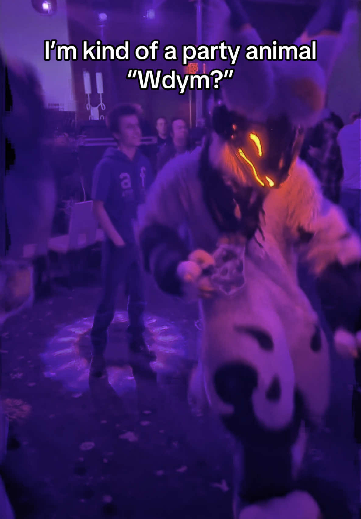 A post by @khajiitkat on TikTok caption: Furries out here raving harder. What’s your excuse? @ROMANCEPLANET blesses us with another hard dance BANGER. 