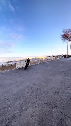A post by @nick_casella18 on TikTok caption: Too much fun walking around the streets of Barcelona🔥 #enjoytheride #onealriders #onealracing #bike #biketrial #streettrial #trial #mtb #brave7 #akaso #teamakaso #actioncamera @CorkiCycles @O’NEAL Racing @All Mountain Style @Buds.sports @FxnGlobal 