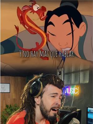 A post by @miki.martz on TikTok caption: Con valor 💪 #mulan #disney #cover #paratiiii #sing #music 