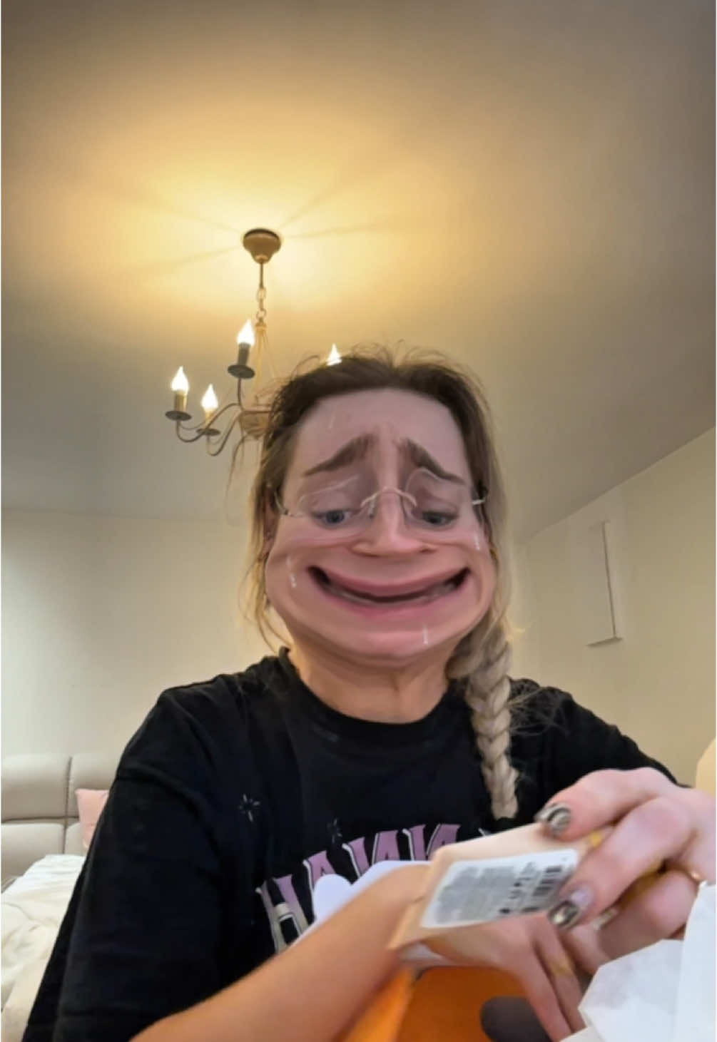 A post by @marie.akashaaa on TikTok caption: Produits offerts* je sais po ouvrir des colis sorry @NYX COSMETICS FRANCE 
