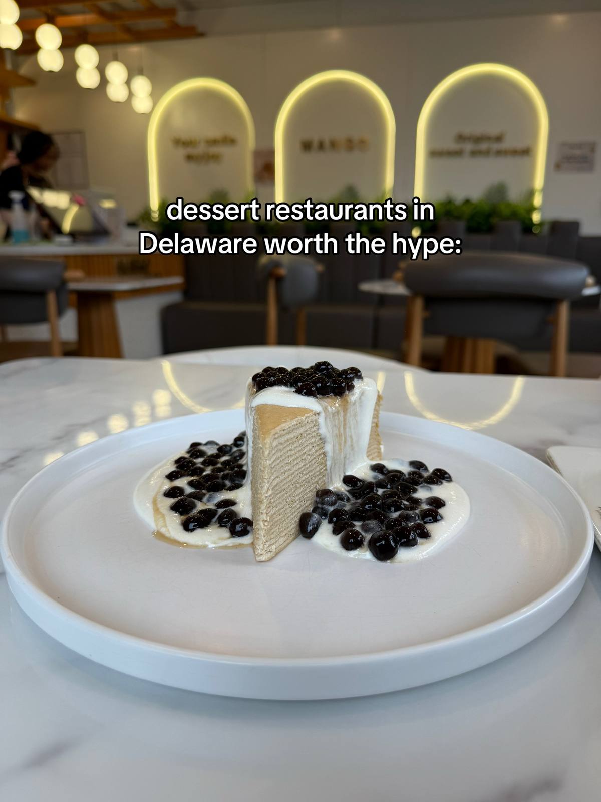 A post by @firststatedestinations on TikTok caption: brb already craving dessert today 🤤🤤🤤 #fyp #desserts #desserttiktok 