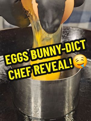 A post by @cookingwlthfred on TikTok caption: Hop Into Easter With An Eggs Bunny-Dict Brunch! 🥚🐰 #closeenough #easter #breakfast #brunch #eggrecipe #bacon #fruitsalad #cartoonnetwork #netflix #primevideo #fyp 