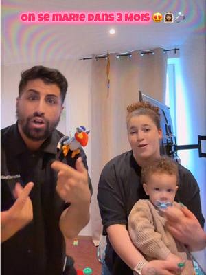 A post by @ramousoff on TikTok caption: Celui qui devine la date, on lui offre un cadeau ? 👰🏽‍♀️🩷🥰 #pourtoi #storytime #foryoupage #couple #fyp #foryou #famille #mariage 