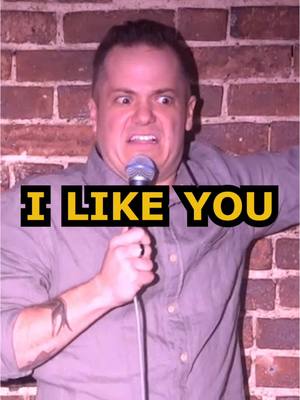 A post by @jeffarcuri on TikTok caption: I like you #funny #jokes #crowdwork #standupcomedy #comedy #german #fyp #jeffarcuri 