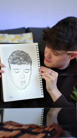 A post by @emilesam on TikTok caption: Life drawing ✍️ #edit #vfx #loop