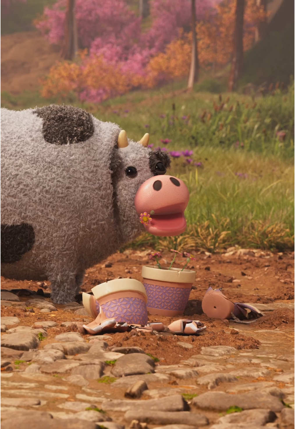 A post by @noodle_and_bun on TikTok caption: Cow goes ?