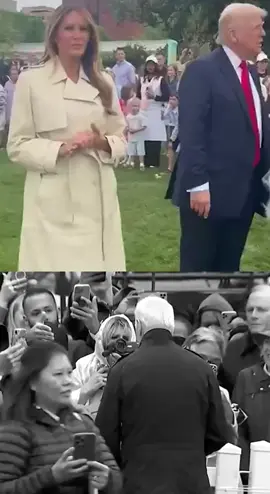 A post by @donaldjtrumpjr on TikTok caption: "That was a BEAUTIFUL moment when the bunny saved Joe Biden"😂😂😂