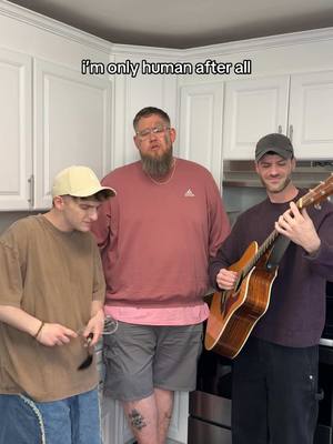 A post by @anthony_gargiula on TikTok caption: the only thing we’re blaming @Rag’n’Bone Man for is making this song way too catchy 😅 @jonathantilkin #sing #human #ragnboneman 🤍
