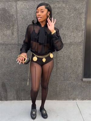 A post by @fashionnprodigy on TikTok caption: What I wore to the NYC vybz kartel concert to kick off my birthday weekend 🥂 #concertoutfit #ootdinspo #fashion #vybzkartel #barclayscenter #nyc #chanelloafers #chanel 
