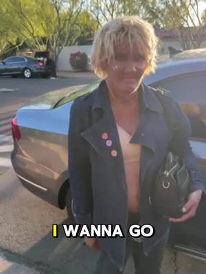 A post by @talesfromthestreets6 on TikTok caption: Angela wants to meet Art she is happy to meet him #talesfromthestreets #lostinphoenix #masaproject #interviewhomeless #homelesspeople #homeless #Art #streetdisclosures