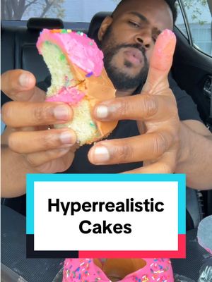A post by @mr.chimetime on TikTok caption: These Cakes Go CRAZY🤯🔥.. #desserts #foodie #cake #foodtiktok #hyperrealistic 